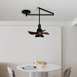 Vintage Restaurant Chandelier, High-End, Elegant, Minimalist, Creative, Adjustable Swing Arm Lamp, Remote Control Fan, Dining Table Chandelier Vintage Restaurant Chandelier, High-End, Elegant, Minimalist, Creative, Adjustable Swing Arm Lamp, Remote Control Fan, Dining Table Chandelier