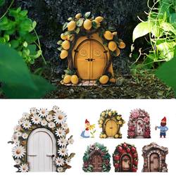Garden Micro-Landscape Arrangement Wooden Crafts Ornaments Creative Fairy Door Fairy Tale Door Home Atmosphere Decorations Garden Micro-Landscape Arrangement Wooden Crafts Ornaments Creative Fairy Door Fairy Tale Door Home Atmosphere Decorations