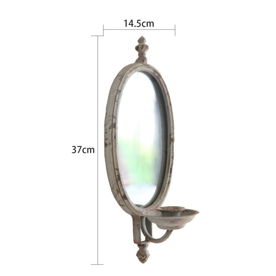 Fall in love with garden retro old candlestick mirror wall decoration gardening home wall decoration wrought iron old mirror candlestick
Fall in love with garden retro old candlestick mirror wall decoration gardening home wall decoration wrought iron old mirror candlestick