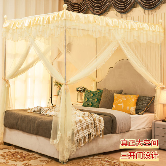 2024 Palace Mosquito Net Household Bedroom New Floor-standing Bold Thicken Bracket Three-Open Door Old-style Princess Style Two-People
2024 Palace Mosquito Net Household Bedroom New Floor-standing Bold Thicken Bracket Three-Open Door Old-style Princess Style Two-People