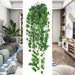 Wall-Mounted Artificial Flower Vines, Fake Flower Climbing Plants, Ivy Leaves, Green Radish Leaves, Pipe Decoration Vines, Plant Vines Wall-Mounted Artificial Flower Vines, Fake Flower Climbing Plants, Ivy Leaves, Green Radish Leaves, Pipe Decoration Vines, Plant Vines