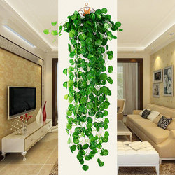 Artificial Rattan Wall Hanging Flower Vine Indoor Green Plant Begonia Leaf Vine Decorative Plant Wall Fake Flower Hanging Orchid Artificial Rattan Wall Hanging Flower Vine Indoor Green Plant Begonia Leaf Vine Decorative Plant Wall Fake Flower Hanging Orchid