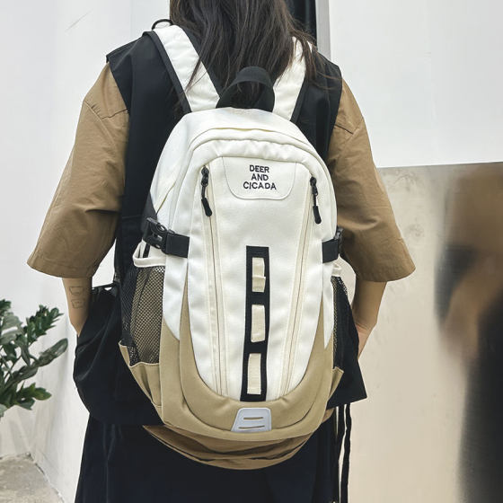 Neutral workwear trendy brand outdoor mountaineering hiking backpack college student schoolbag female high school student travel backpack female 
Neutral workwear trendy brand outdoor mountaineering hiking backpack college student schoolbag female high school student travel backpack female
