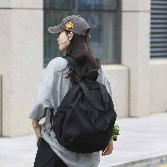 Large capacity lightweight backpack 2025 new trendy niche design tote bag travel backpack student schoolbag women
 Large capacity lightweight backpack 2025 new trendy niche design tote bag travel backpack student schoolbag women