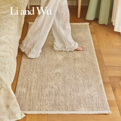 LiandWu Italian imported bedside blanket in the back room, special bedroom carpet, French light luxury retro LiandWu Italian imported bedside blanket in the back room, special bedroom carpet, French light luxury retro
