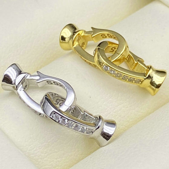 Source factory S925 pure silver pearl necklace buckle hand hand -connected buckle bracelet and buckle sweater chain buckle new
Source factory S925 pure silver pearl necklace buckle hand hand -connected buckle bracelet and buckle sweater chain buckle new