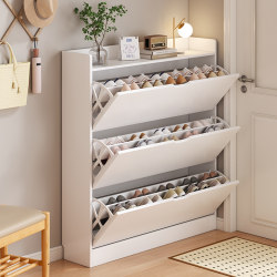 Ultra-Thin Shoe Cabinet for Home Entrance, Small Narrow Storage Cabinet, Integrated Wall-Mounted 2025 New Model Flip-Type Hallway Shoe Rack Ultra-Thin Shoe Cabinet for Home Entrance, Small Narrow Storage Cabinet, Integrated Wall-Mounted 2025 New Model Flip-Type Hallway Shoe Rack