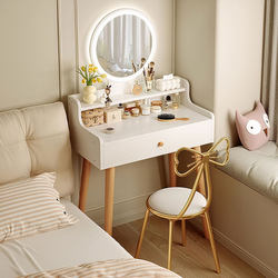 Small Dressing Table 60cm Bedroom Modern Minimalist 2025 New Model Small Apartment Girls Mini Makeup Table Simple Small Dressing Table 60cm Bedroom Modern Minimalist 2025 New Model Small Apartment Girls Mini Makeup Table Simple
