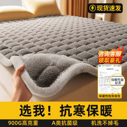 Winter Mattress Pad Thickened for Warmth, Milk Velvet Mattress for Home Use, Soft Padded Fleece Mattress Pad for Bed Winter Mattress Pad Thickened for Warmth, Milk Velvet Mattress for Home Use, Soft Padded Fleece Mattress Pad for Bed