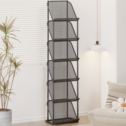 Floor-Standing Newspaper Rack, Popular Promotional Leaflet Display Rack, Newspaper Storage Organizer, Wall-Mounted Iron Storage Rack, Document and Book Display Rack, Multi-Layer Simple Bookshelf for Home Use, Book and Magazine Reading Holder Floor-Standing Newspaper Rack, Popular Promotional Leaflet Display Rack, Newspaper Storage Organizer, Wall-Mounted Iron Storage Rack, Document and Book Display Rack, Multi-Layer Simple Bookshelf for Home Use, Book and Magazine Reading Holder