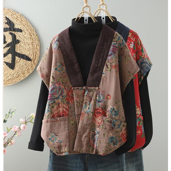 Fat mm large-size cotton clothing for women 2025 autumn and winter retro cotton clamping horse clip vest jacket loose warm sleeveless vest
Fat mm large-size cotton clothing for women 2025 autumn and winter retro cotton clamping horse clip vest jacket loose warm sleeveless vest