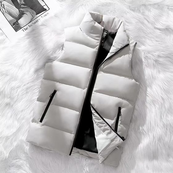 Down cotton vest men's 2025 autumn and winter new thickened warm horse clip large size outer wear vest jacket
Down cotton vest men's 2025 autumn and winter new thickened warm horse clip large size outer wear vest jacket