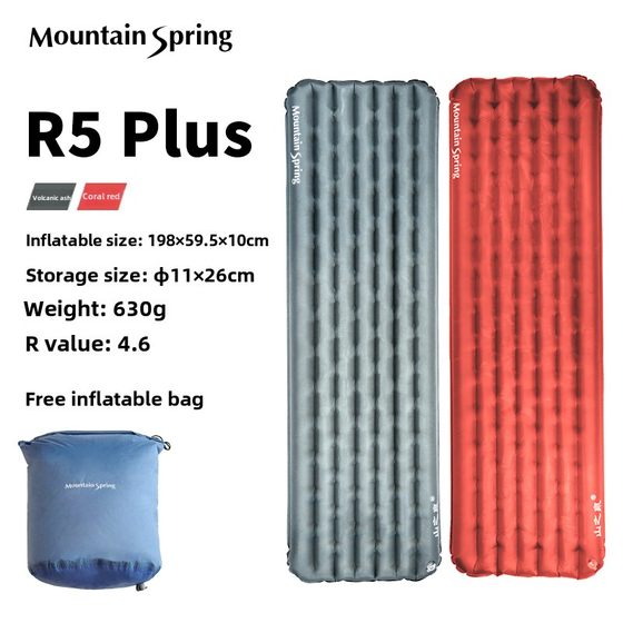 Yamatsu Spring R5 Plus Inflatable Mattress Single High R Value Outdoor Hiking Camping Inflatable Mattress Moisture-proof Mat Charging
Yamatsu Spring R5 Plus Inflatable Mattress Single High R Value Outdoor Hiking Camping Inflatable Mattress Moisture-proof Mat Charging