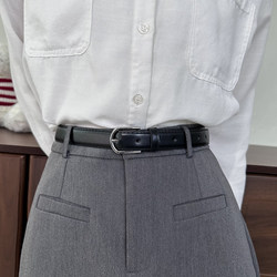 Vintage Small Belt for Women, High-End Style, Versatile for Suits and Jeans, Thin Black Decorative Belt Vintage Small Belt for Women, High-End Style, Versatile for Suits and Jeans, Thin Black Decorative Belt