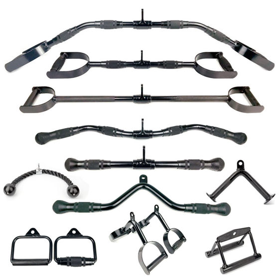 High-position pull-back rod, seated rowing handle strength training equipment, big flying bird fitness equipment accessories
High-position pull-back rod, seated rowing handle strength training equipment, big flying bird fitness equipment accessories