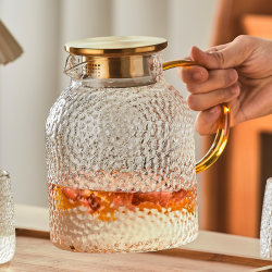 High-Temperature Resistant Cold Water Pitcher, Large-Capacity Glass Water Jug, Boiled Water Cup, Living Room Water Jug, Teapot Set High-Temperature Resistant Cold Water Pitcher, Large-Capacity Glass Water Jug, Boiled Water Cup, Living Room Water Jug, Teapot Set