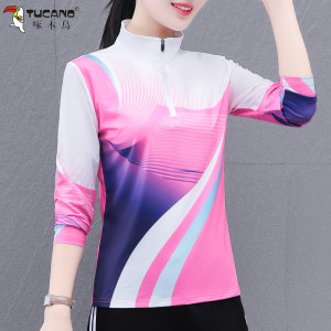Woodpecker long-sleeved quick-drying clothing 2024 new spring and autumn square dance sports running aerobics clothing women's tops 
Woodpecker long-sleeved quick-drying clothing 2024 new spring and autumn square dance sports running aerobics clothing women's tops