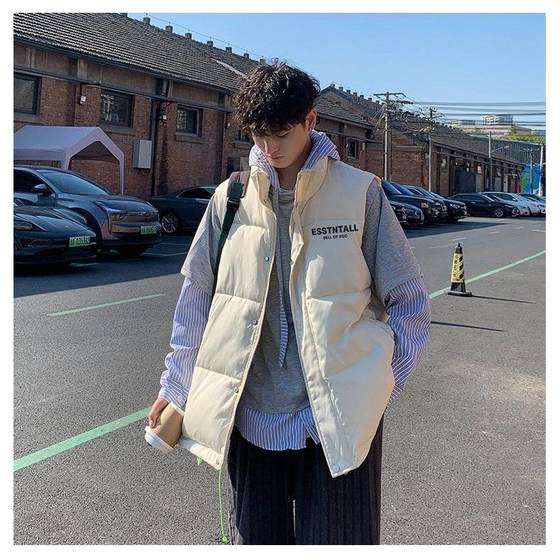 2025 autumn and winter cotton vest men's warm cotton jacket retro trendy loose couple vest cotton jacket vest
2025 autumn and winter cotton vest men's warm cotton jacket retro trendy loose couple vest cotton jacket vest