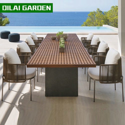 Outdoor Courtyard Table and Chair Combination Outdoor Garden Balcony Outdoor House Solid Wood Dining Table and Chair Casual Hotel Sunshine Room Outdoor Courtyard Table and Chair Combination Outdoor Garden Balcony Outdoor House Solid Wood Dining Table and Chair Casual Hotel Sunshine Room