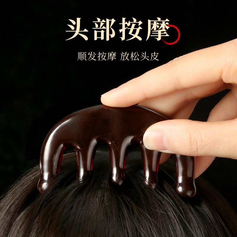 두피마사지 빗, 머리 경락 준설 빗, 에어쿠션 빗, 에어백, 여성용 머리카락용 다섯발톱 빗, 다섯 손가락 긁기-