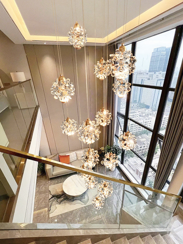 バブルシャンデリア 13灯 LED対応 ペンダントライト