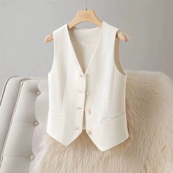 2024 new suit vest women's spring and autumn outerwear vest vest jacket high-end small short top
2024 new suit vest women's spring and autumn outerwear vest vest jacket high-end small short top