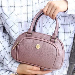 New style women's bag for middle-aged and elderly mothers shopping for groceries, portable mobile phone coin purse, large capacity soft leather bag, small round bag 
New style women's bag for middle-aged and elderly mothers shopping for groceries, portable mobile phone coin purse, large capacity soft leather bag, small round bag