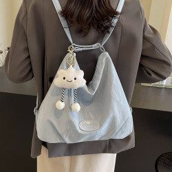 Silver Travel Backpack for Women 2025 New Trendy Fashion Shoulder Bag Large Capacity Multi-Purpose Crossbody Bucket Bag Backpack Silver Travel Backpack for Women 2025 New Trendy Fashion Shoulder Bag Large Capacity Multi-Purpose Crossbody Bucket Bag Backpack