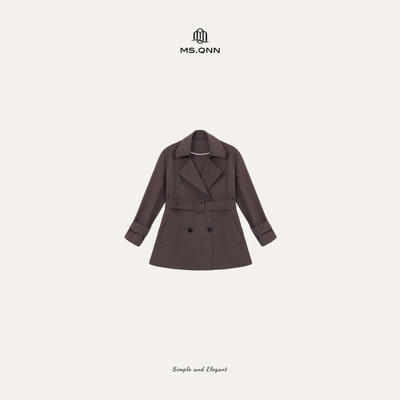 Sister Q'Xiaohe Wind Coat' Early Autumn Wool Double Breasted One-Hand Long Wind Coat Jacket 52C111
Sister Q'Xiaohe Wind Coat' Early Autumn Wool Double Breasted One-Hand Long Wind Coat Jacket 52C111