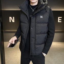 Down vest men's design for outer wear 2025 autumn and winter new thickened men's vest vest hooded vest Down vest men's design for outer wear 2025 autumn and winter new thickened men's vest vest hooded vest