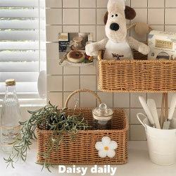 Ginger and garlic storage basket kitchen onion and garlic wall hanging basket new imitation rattan woven basket egg basket portable fruit basket Ginger and garlic storage basket kitchen onion and garlic wall hanging basket new imitation rattan woven basket egg basket portable fruit basket