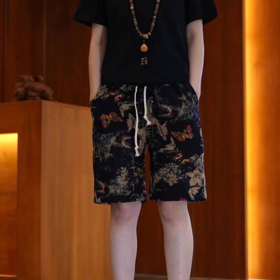 Fashion brand summer versatile neutral style shorts men's large size beach five-point pants printed retro Chinese style fashionable medium pants
Fashion brand summer versatile neutral style shorts men's large size beach five-point pants printed retro Chinese style fashionable medium pants