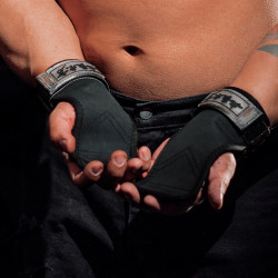Fearless Oriental deadlift booster with palm guard pull-up back fitness gloves grip sports training cowhide professional men Fearless Oriental deadlift booster with palm guard pull-up back fitness gloves grip sports training cowhide professional men