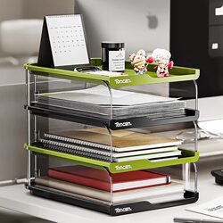 Dopamine Desktop File Storage Box Desk Storage Rack Multi-Layer File Information Tiered Organization Desktop Box Dopamine Desktop File Storage Box Desk Storage Rack Multi-Layer File Information Tiered Organization Desktop Box