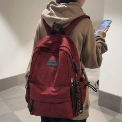 Japanese-Style Simple and Versatile Backpack for Female High School Students, Junior High School Students, School Bag, Large Capacity Backpack, Trendy for Men Japanese-Style Simple and Versatile Backpack for Female High School Students, Junior High School Students, School Bag, Large Capacity Backpack, Trendy for Men