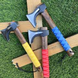 Outdoor long handle axe hand axe chopping wood chop bone axe forging carpentry mountain axe Nieman camping hand axe manganese steel forging Outdoor long handle axe hand axe chopping wood chop bone axe forging carpentry mountain axe Nieman camping hand axe manganese steel forging