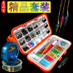Premium Fishing Hook Set Combination Float Set Complete Fishing Tackle Accessories Box Fishing Line Sub-Line Main Line Set Fishing Supplies Premium Fishing Hook Set Combination Float Set Complete Fishing Tackle Accessories Box Fishing Line Sub-Line Main Line Set Fishing Supplies
