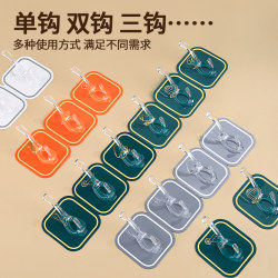 Six-Row Hook Rack, No-Drill Coat Hooks, Strong Adhesive Hooks for Behind the Door, Dormitory Traceless Adhesive Hooks, Kitchen and Bathroom Hook Rack Six-Row Hook Rack, No-Drill Coat Hooks, Strong Adhesive Hooks for Behind the Door, Dormitory Traceless Adhesive Hooks, Kitchen and Bathroom Hook Rack