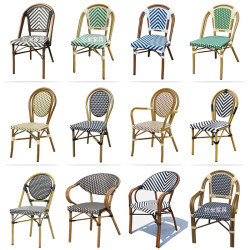 American-Style Bamboo and Rattan Dining Chair, Balcony Leisure Chair, Rattan Chair with Backrest, Trendy Shop, Café, Retro Outdoor Table and Chair K135 American-Style Bamboo and Rattan Dining Chair, Balcony Leisure Chair, Rattan Chair with Backrest, Trendy Shop, Café, Retro Outdoor Table and Chair K135