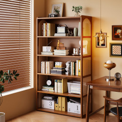 Simple Bookshelf Floor Storage Rack Multi-Layer Student For Home Bookcase Toy Sundries Storage Cabinet Integrated Wall Storage Simple Bookshelf Floor Storage Rack Multi-Layer Student For Home Bookcase Toy Sundries Storage Cabinet Integrated Wall Storage