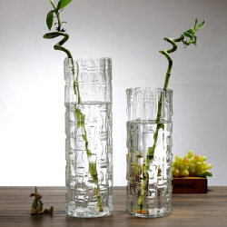 Extra-Large Transparent Glass Vase Ornament for Living Room Flower Arrangement, Nordic Cylindrical Tall Style, Suitable for Home Use, Large Size Extra-Large Transparent Glass Vase Ornament for Living Room Flower Arrangement, Nordic Cylindrical Tall Style, Suitable for Home Use, Large Size