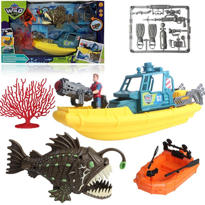 Set de Juguetes de Tiburón Chitomy Aventura en las Profundidades