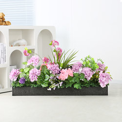 Artificial Green Plant Set, Landscaping Fake Floral Arrangement, Potted Plant Divider, Flower Box, Restaurant Decoration, Artificial Flowers and Plants, Hydrangea Artificial Green Plant Set, Landscaping Fake Floral Arrangement, Potted Plant Divider, Flower Box, Restaurant Decoration, Artificial Flowers and Plants, Hydrangea