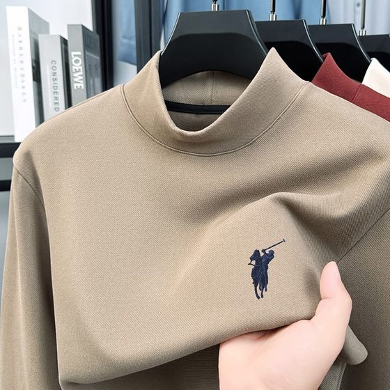 Men's half turtleneck sweatshirt long-sleeved embroidered polo shirt business casual bottoming shirt solid color sports T-shirt
Men's half turtleneck sweatshirt long-sleeved embroidered polo shirt business casual bottoming shirt solid color sports T-shirt