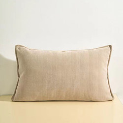 French-Style Cream-Colored Sofa Cushion, Simple Milk Tea Color Lumbar Pillowcase, Thickened Chenille Rectangular Headboard Large Backrest French-Style Cream-Colored Sofa Cushion, Simple Milk Tea Color Lumbar Pillowcase, Thickened Chenille Rectangular Headboard Large Backrest