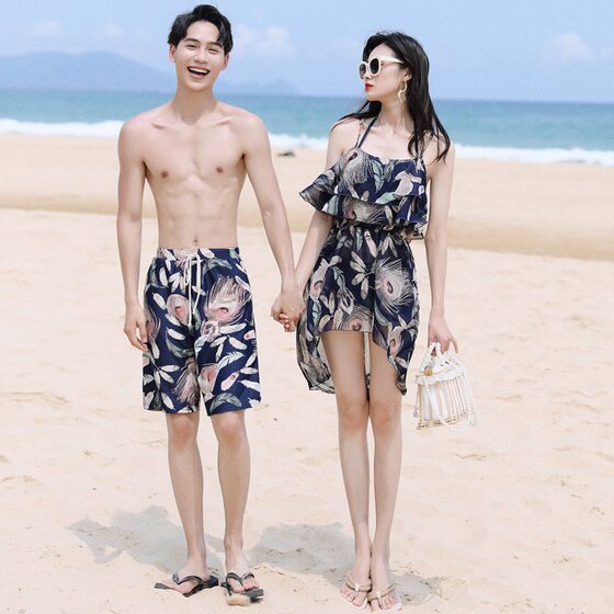 Couple swimsuit female Xiabiqi three -piece three -piece covering the belly, thin, conservative fairy hot spring vacation swimsuit Couple swimsuit female Xiabiqi three -piece three -piece covering the belly, thin, conservative fairy hot spring vacation swimsuit