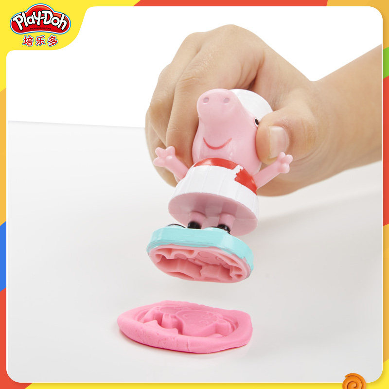 Play-doh Plasticine and Tool Set Colorful Mud Pig Peppa Ice