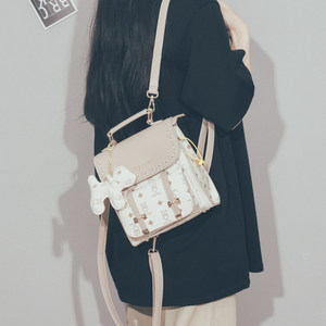 Retro small bag backpack 2025 summer new fashion Korean version simple print multi-purpose crossbody travel backpack trendy 
Retro small bag backpack 2025 summer new fashion Korean version simple print multi-purpose crossbody travel backpack trendy