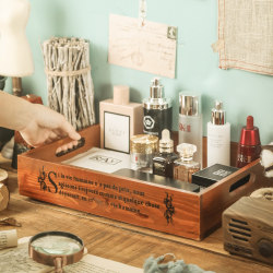 Tray Rectangular Wooden Japanese retro Desktop Storage Box zakka Office Hand Account Tape Storage Shelf Tray Rectangular Wooden Japanese retro Desktop Storage Box zakka Office Hand Account Tape Storage Shelf