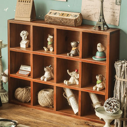 Retro Wall Hanging Wall Storage Rack Wooden Twelve Palace Lattice Desktop Storage Box Ornaments Blind Box Storage Rack zakka Retro Wall Hanging Wall Storage Rack Wooden Twelve Palace Lattice Desktop Storage Box Ornaments Blind Box Storage Rack zakka